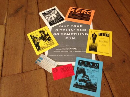 Xero Flyers and Tickets 1998